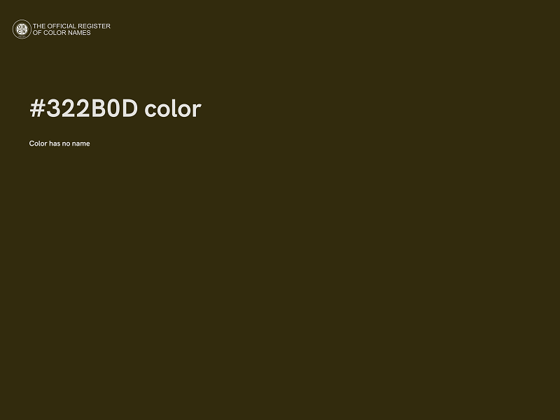 #322B0D color image