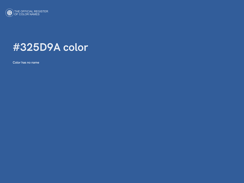 #325D9A color image