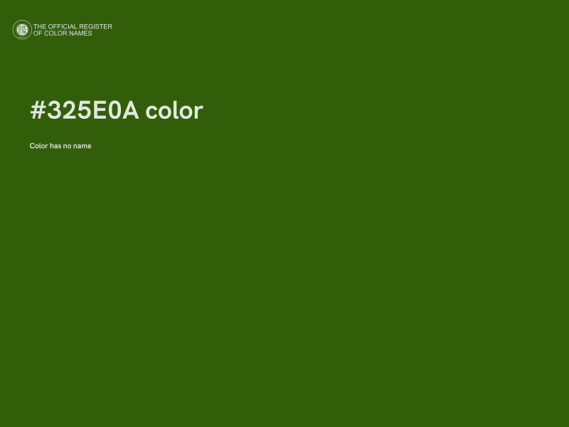 #325E0A color image