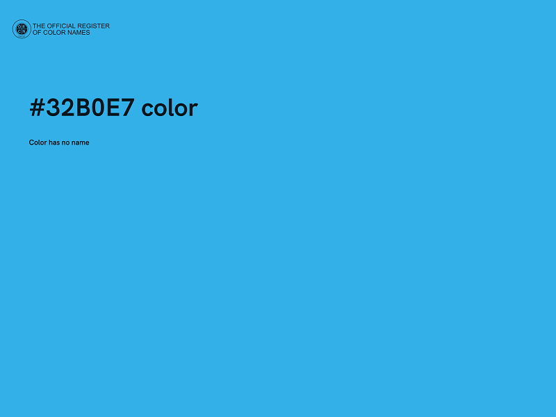 #32B0E7 color image