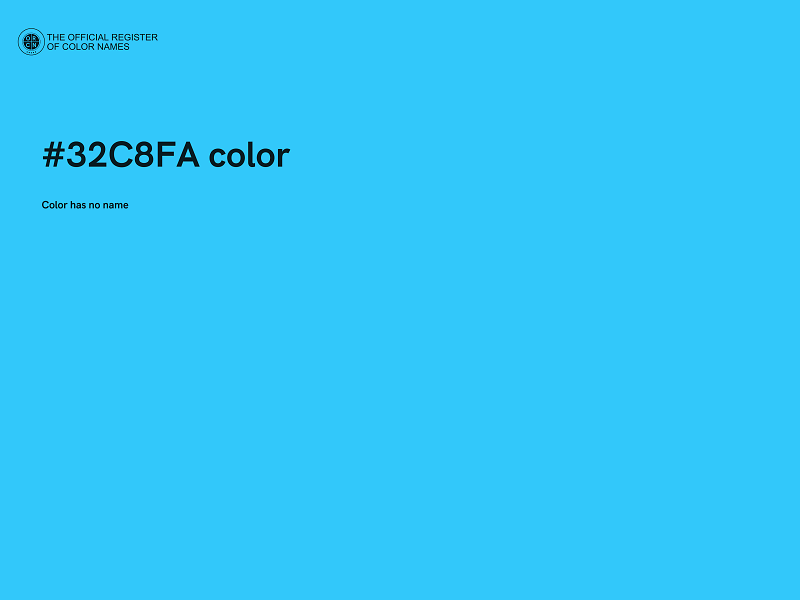 #32C8FA color image