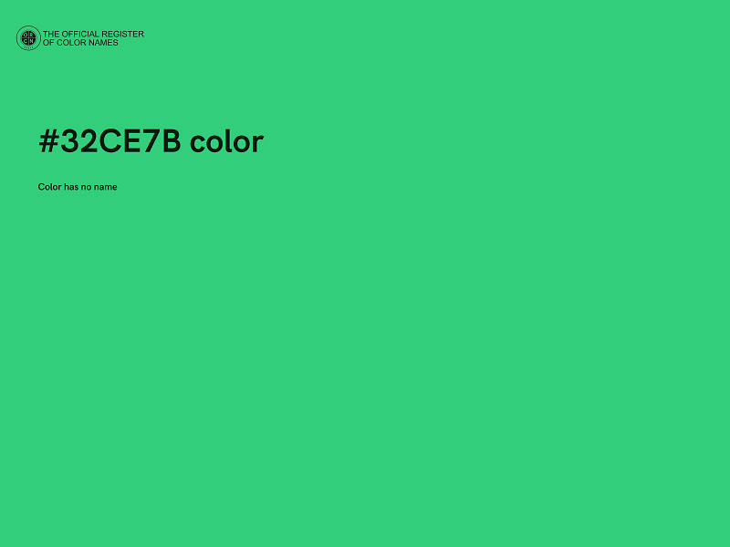 #32CE7B color image