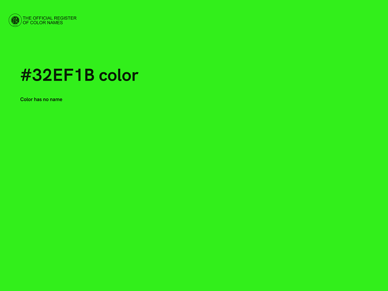 #32EF1B color image