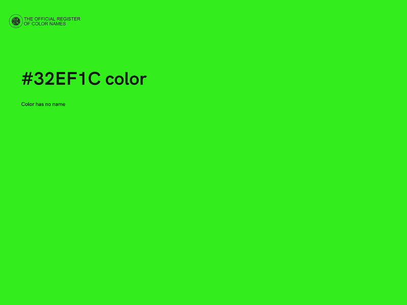 #32EF1C color image