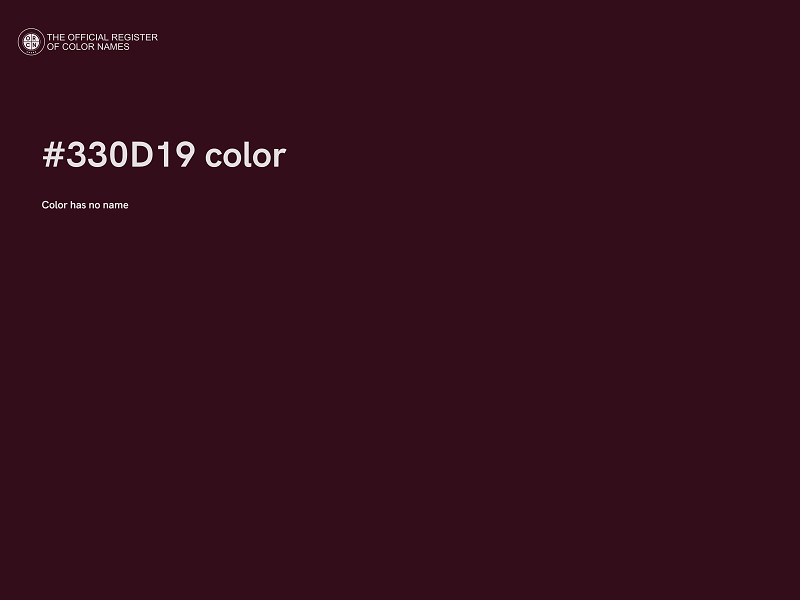 #330D19 color image