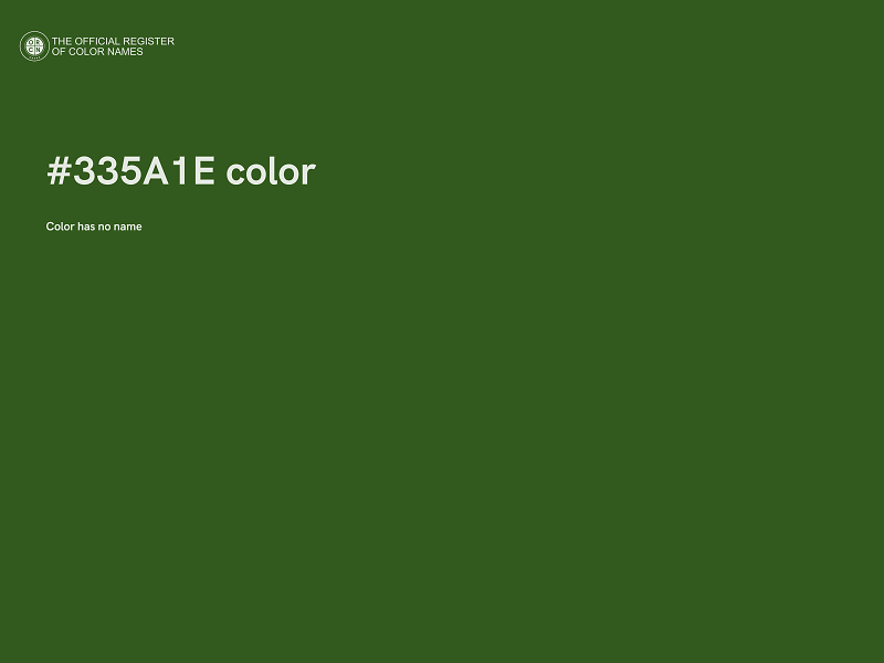 #335A1E color image