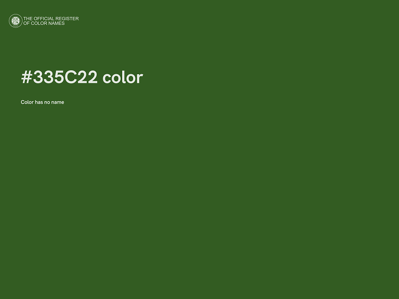 #335C22 color image