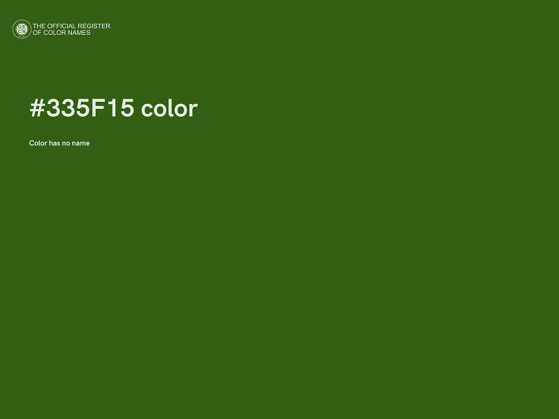 #335F15 color image