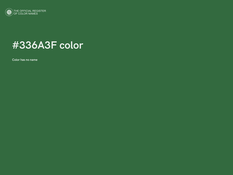 #336A3F color image