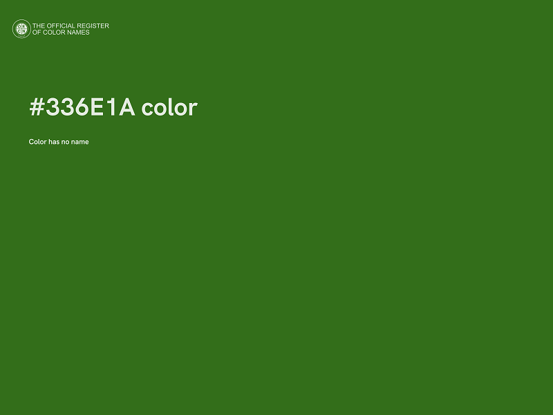 #336E1A color image