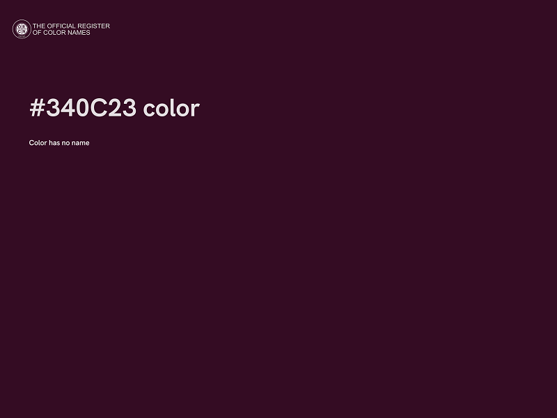 #340C23 color image