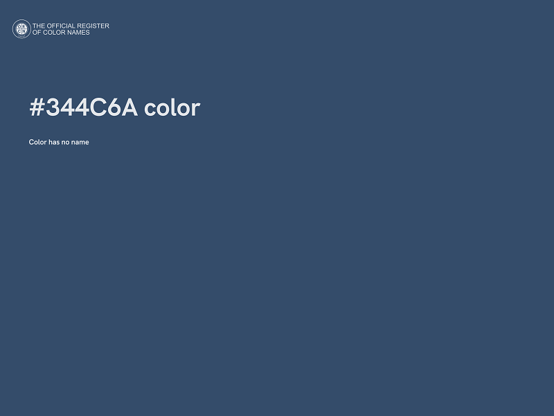 #344C6A color image