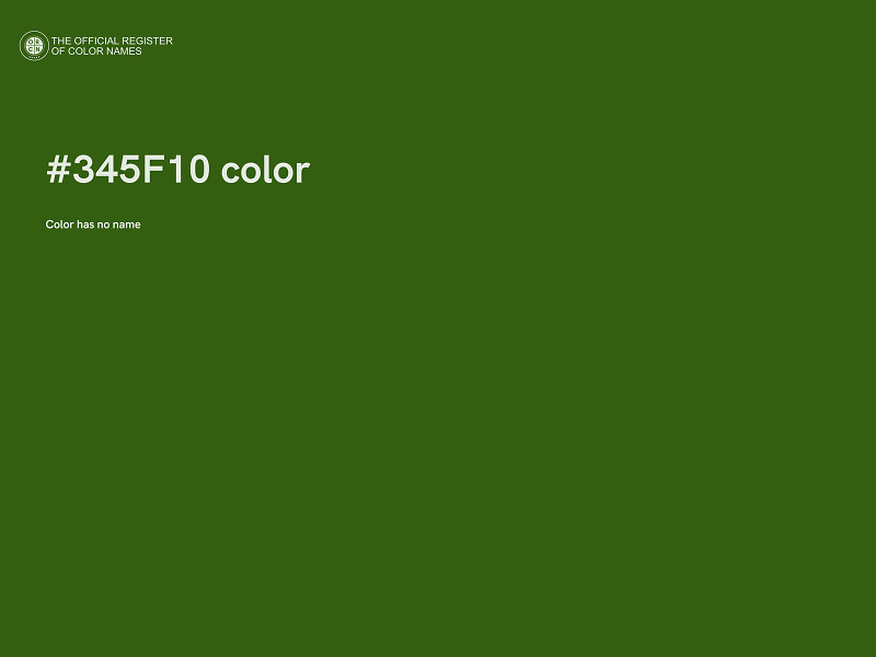 #345F10 color image