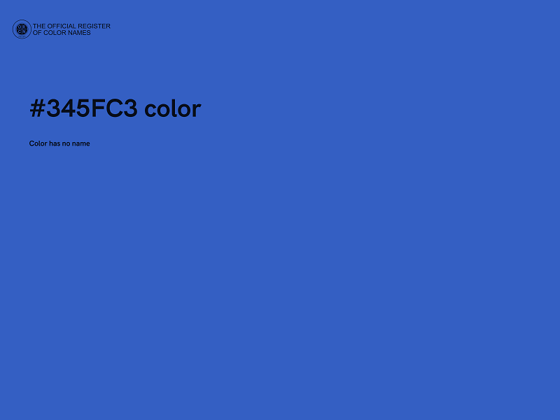 #345FC3 color image