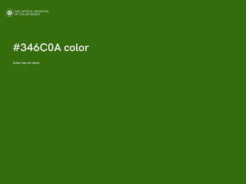 #346C0A color image