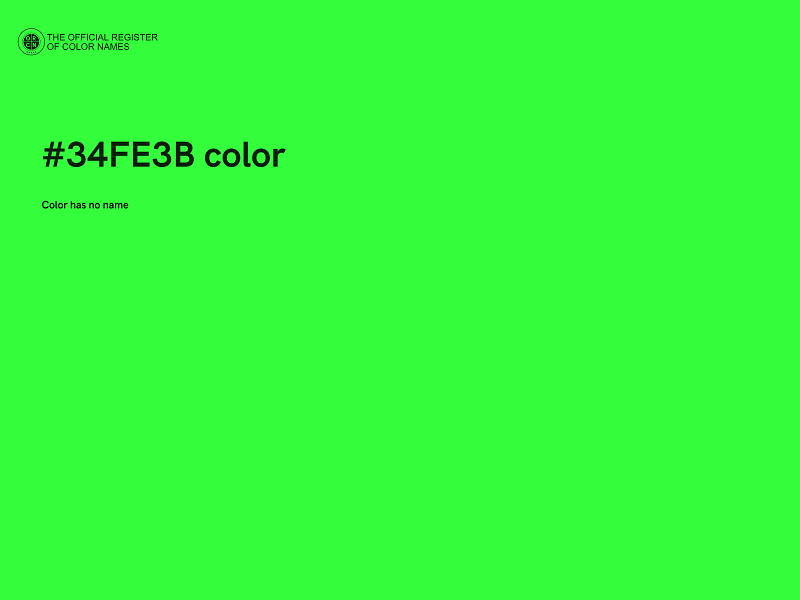 #34FE3B color image