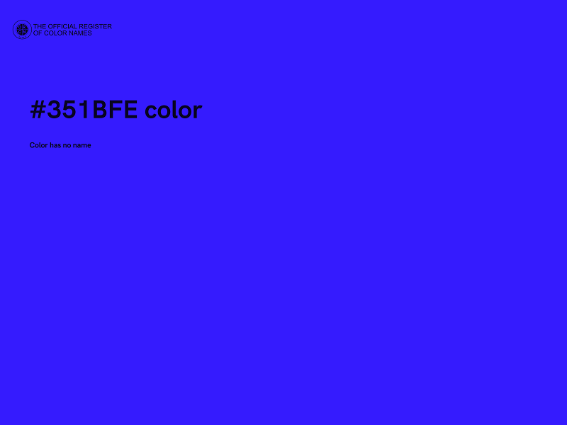 #351BFE color image