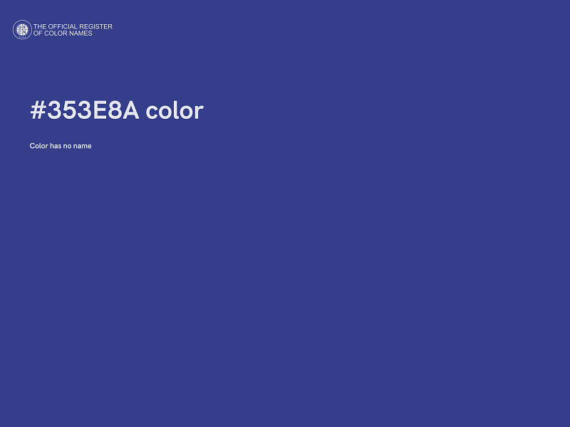 #353E8A color image