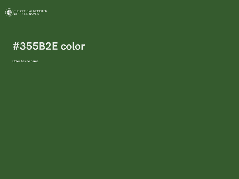 #355B2E color image