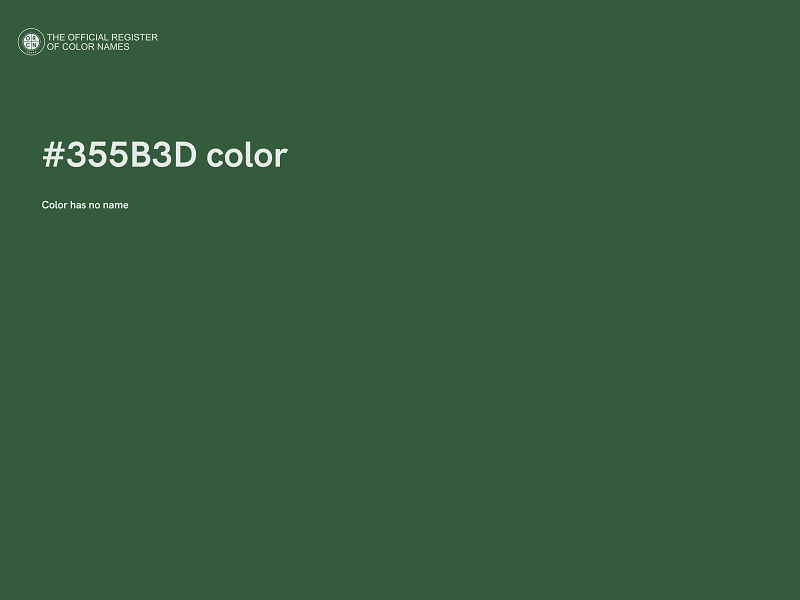 #355B3D color image