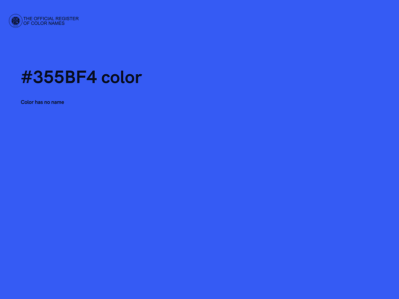 #355BF4 color image