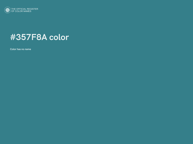 #357F8A color image