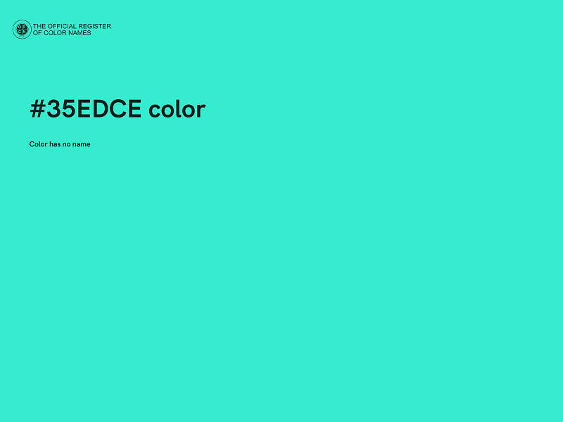 #35EDCE color image