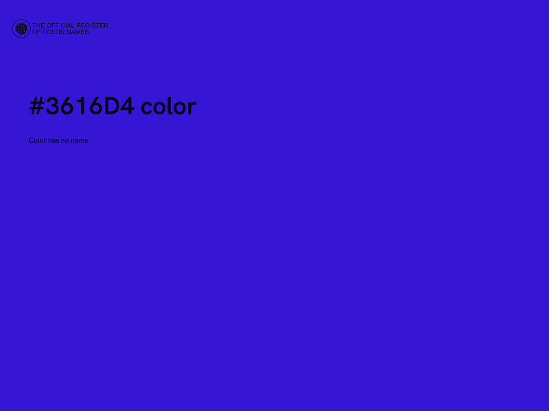 #3616D4 color image