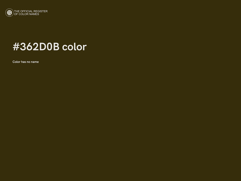 #362D0B color image