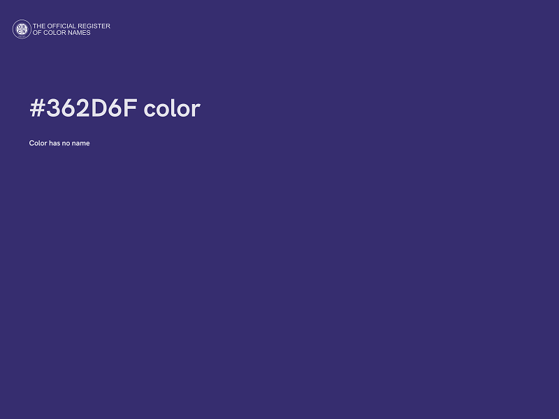 #362D6F color image