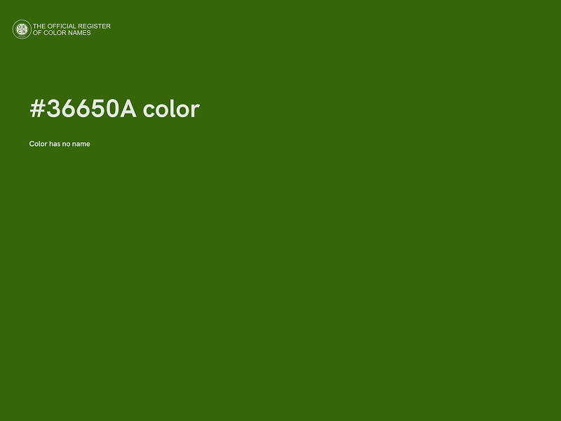 #36650A color image