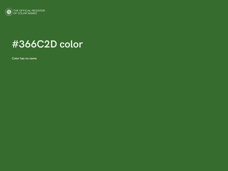 #366C2D color image