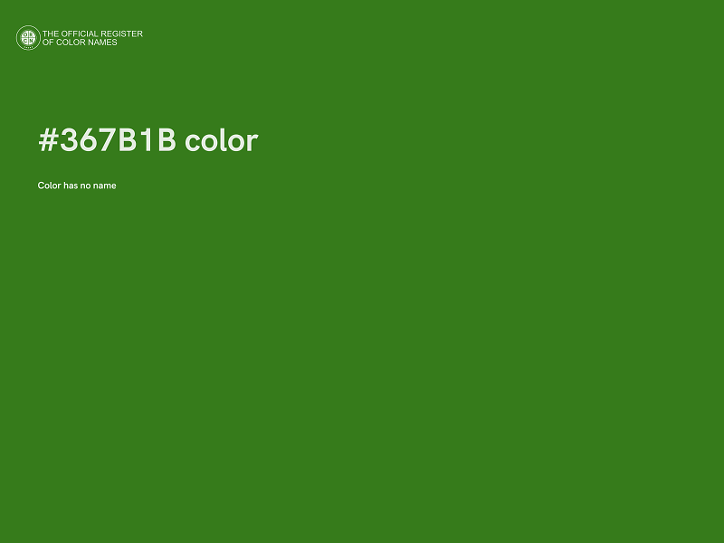 #367B1B color image