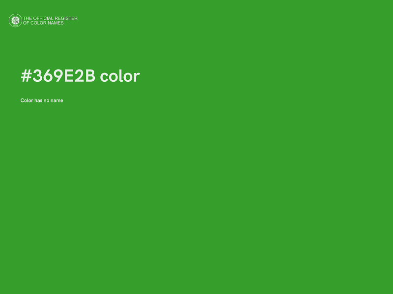 #369E2B color image