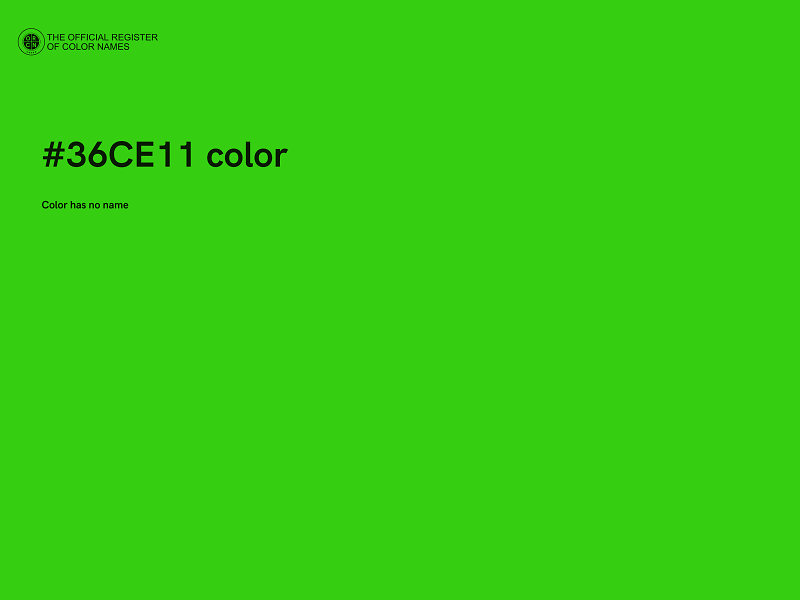 #36CE11 color image