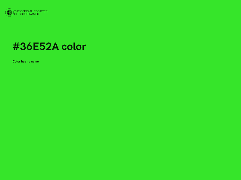 #36E52A color image