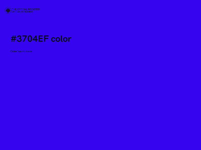 #3704EF color image