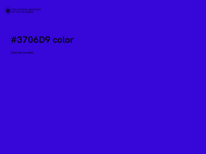 #3706D9 color image