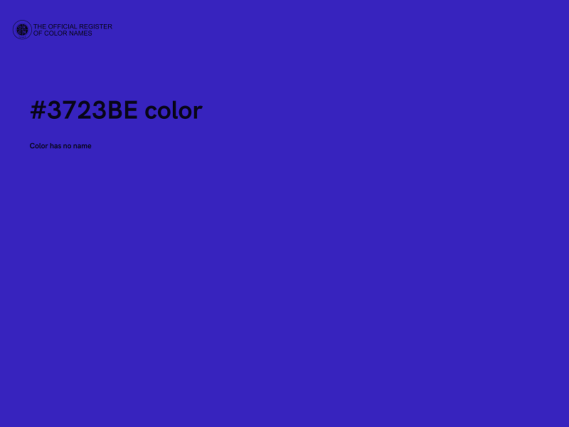 #3723BE color image