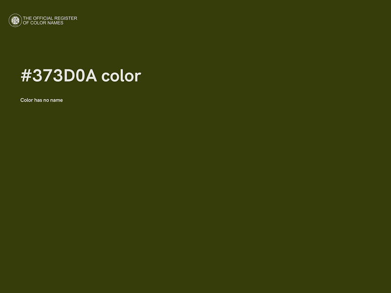 #373D0A color image