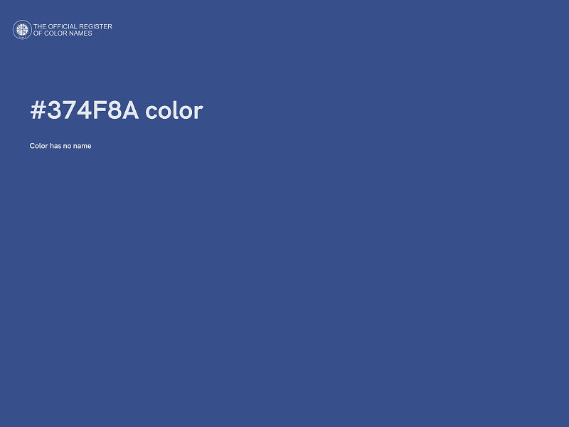 #374F8A color image