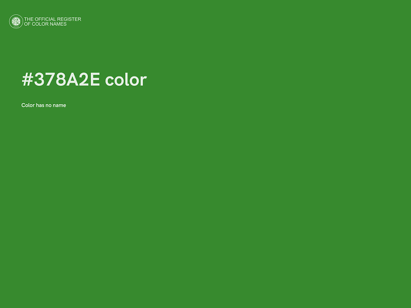 #378A2E color image