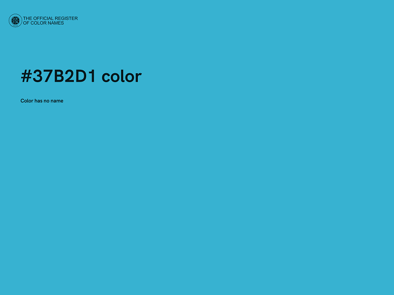 #37B2D1 color image