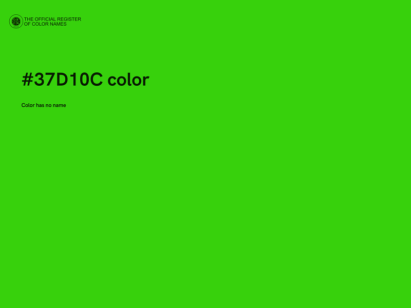 #37D10C color image