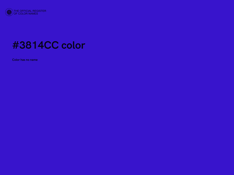 #3814CC color image