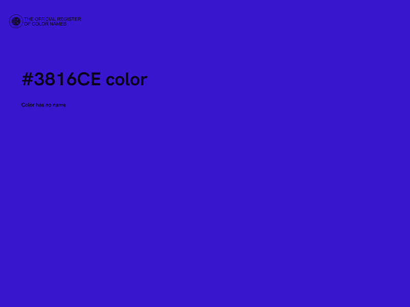 #3816CE color image