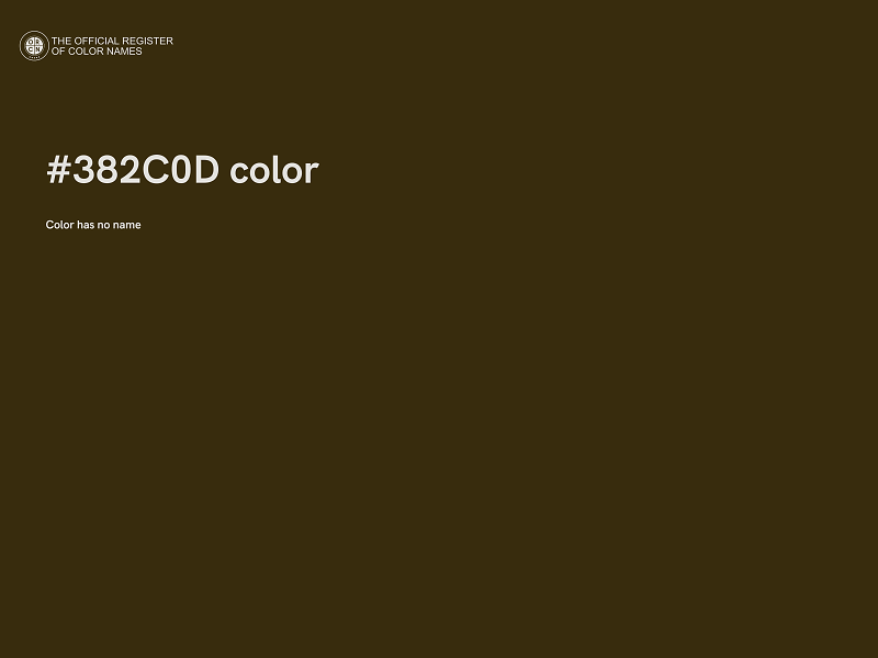 #382C0D color image