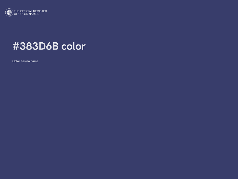 #383D6B color image