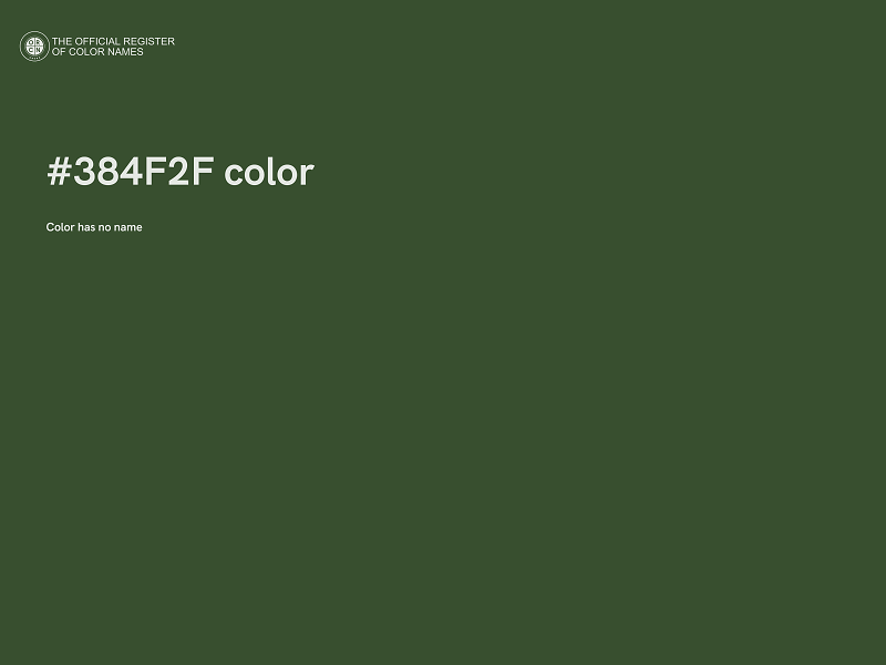 #384F2F color image