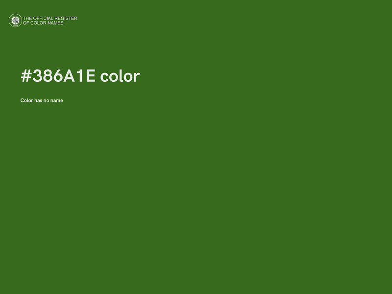 #386A1E color image